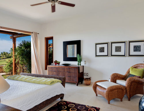 Bedroom ground level golf course